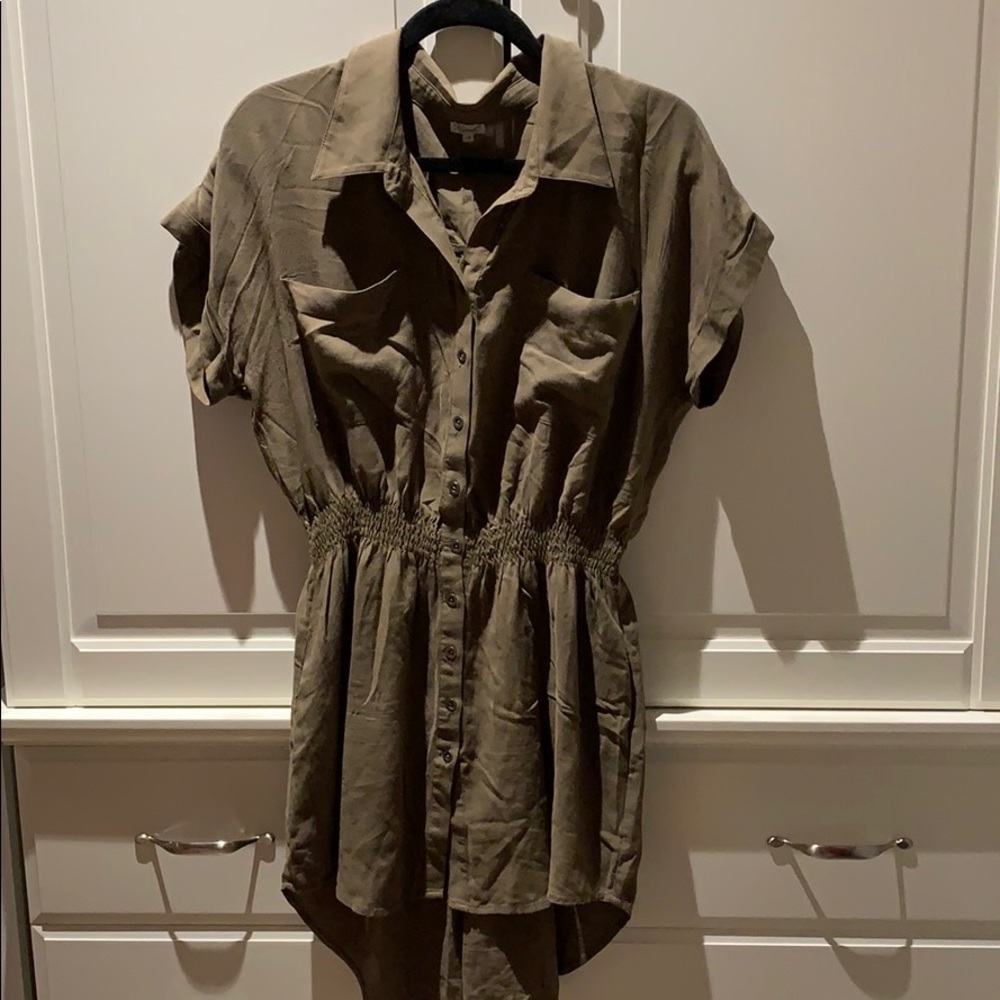 Button down tunic